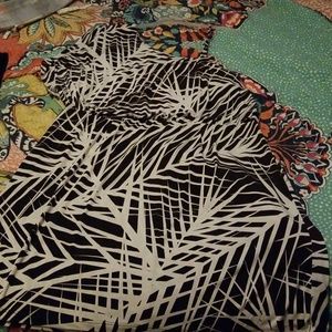 Cato 18/20 Brown White one sleeve dress